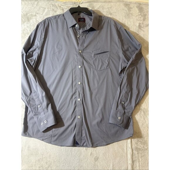 Men’s Untuckit Button Up Shirt Gray XX- Large xxl - Picture 4 of 9